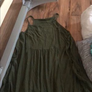 green summer dress